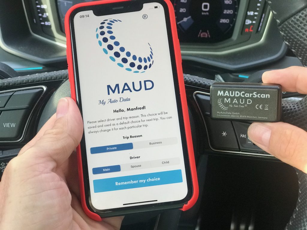 MAUD Adapter und MAUD App