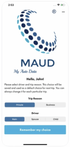 MAUD Connect App Settings